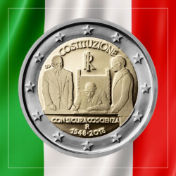2€ Italia 2018 - Constituzione