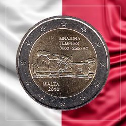 2€ Malta 2018 - Templo de...