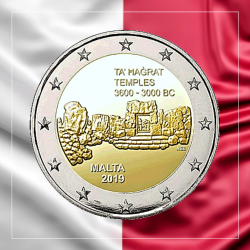 2€ Malta 2019 - Templos de...