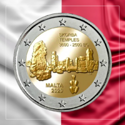 2€ Malta 2020 - Templos de...