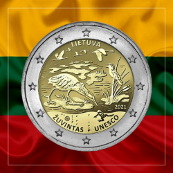 2€ Lituania 2021 - Žuvintas