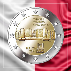 2€ Malta 2021 - Templos de...