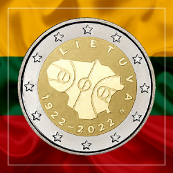 2€ Lituania 2022 - Baloncesto