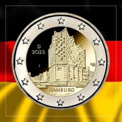 2€ Alemania 2023 - Hamburgo