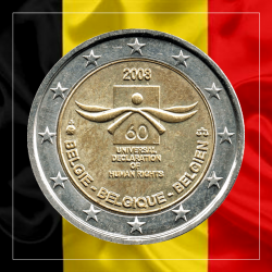 2€ Belgica 2008 - Derechos...