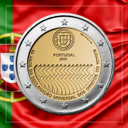 2€ Portugal 2008 - Derechos...