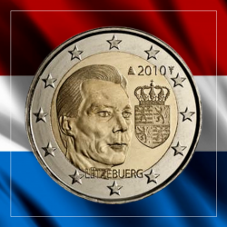 2€ Luxemburgo 2010 - Escudo