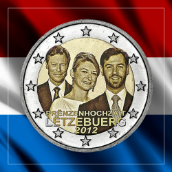 2€ Luxemburgo 2012 - Boda Real