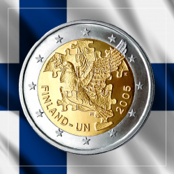 2€ Finlandia 2005 - ONU