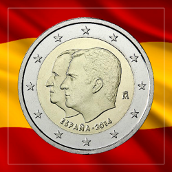 2€ España 2014 - Cambio de...