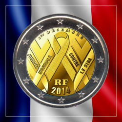 2€ Francia 2014 - SIDA