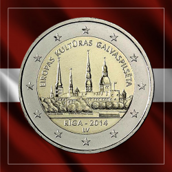 2€ Letonia 2014 - Riga