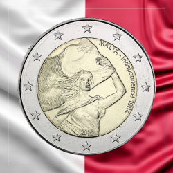 2€ Malta 2014 - Independencia