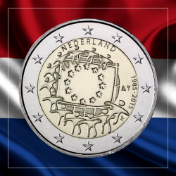 2€ Holanda 2015 - Bandera