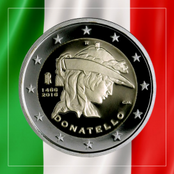 2€ Italia 2016 - Donatello