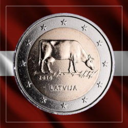 2€ Letonia 2016 - Vaca