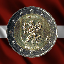 2€ Letonia 2016 - Vidzeme
