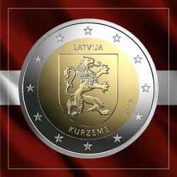 2€ Letonia 2017 - Kurzeme