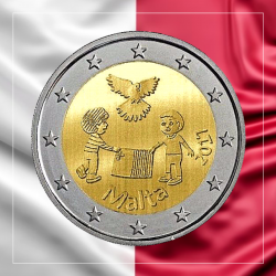 2€ Malta 2017 - Paz