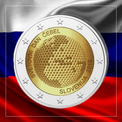 2€ Eslovenia 2018 - Abejas