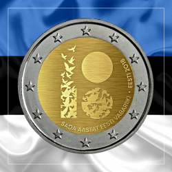 2€ Estonia 2018 - Centenario